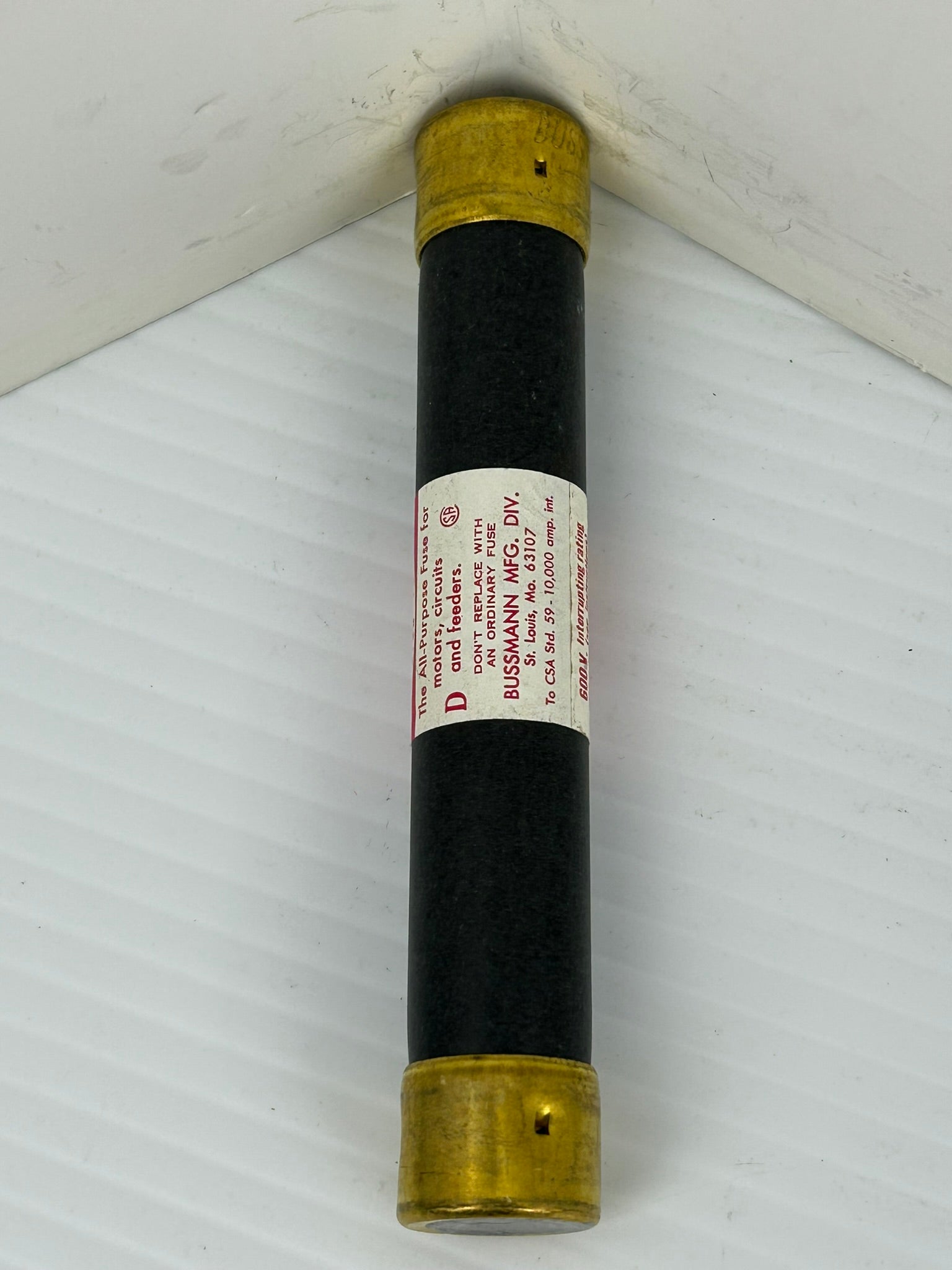 Bussmann FRS10 Fusetron Dual Element Time Delay Fuse 600V 10A -Lot of 4