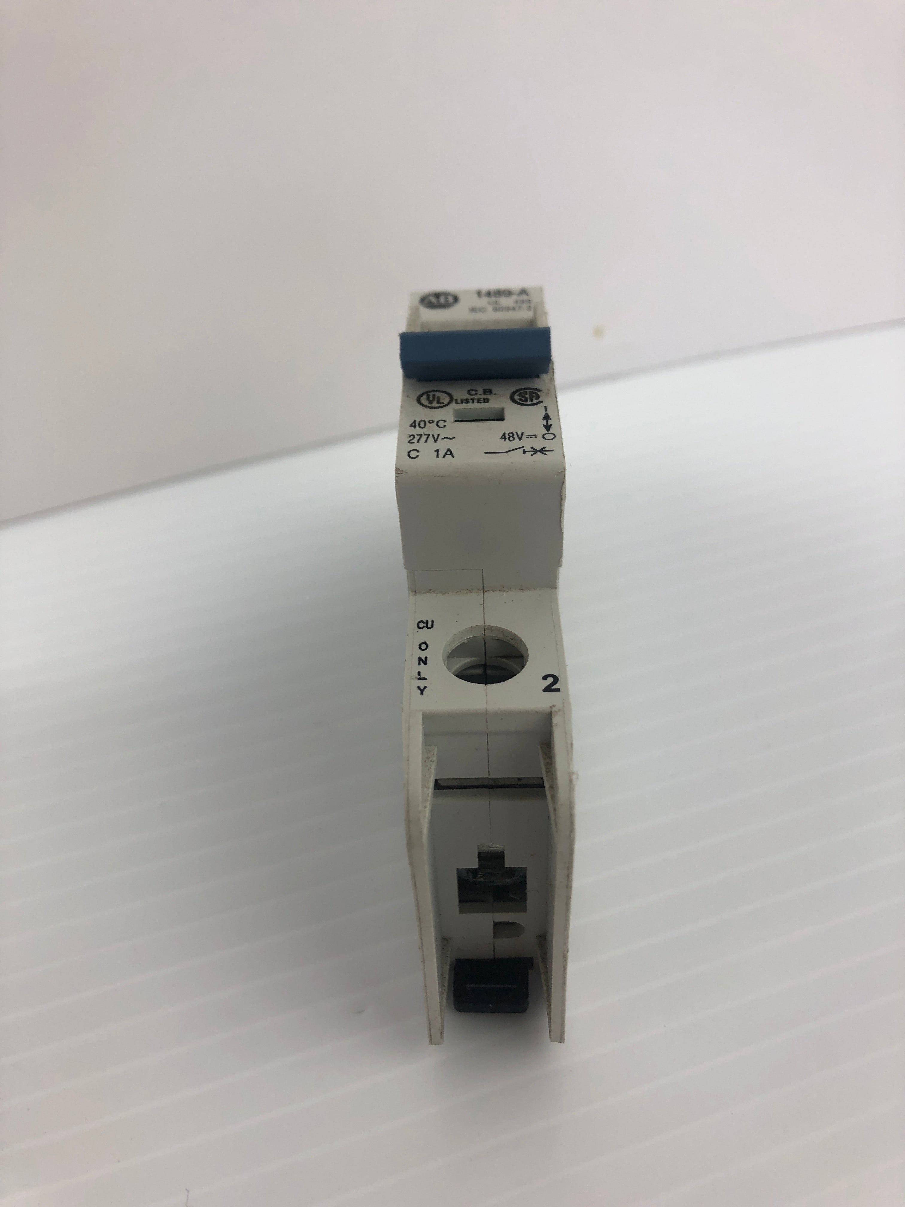 Allen-Bradley 1489-A1C010 Circuit Breaker Ser. A 277V 1A 1P 50/60Hz - Lot of 3