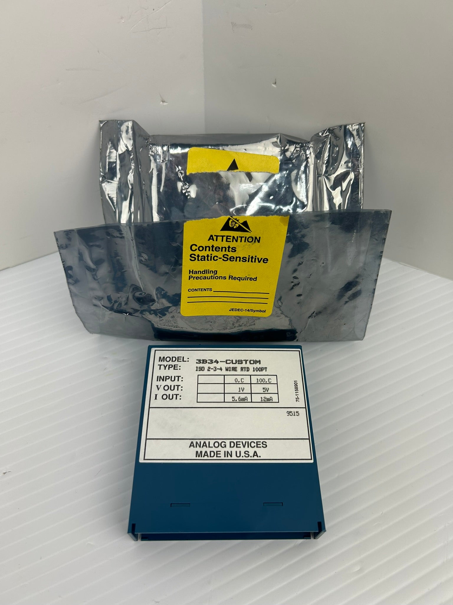 Analog Devices 3B34-CUSTOM Isolated RTD Input Module 12mA 5V