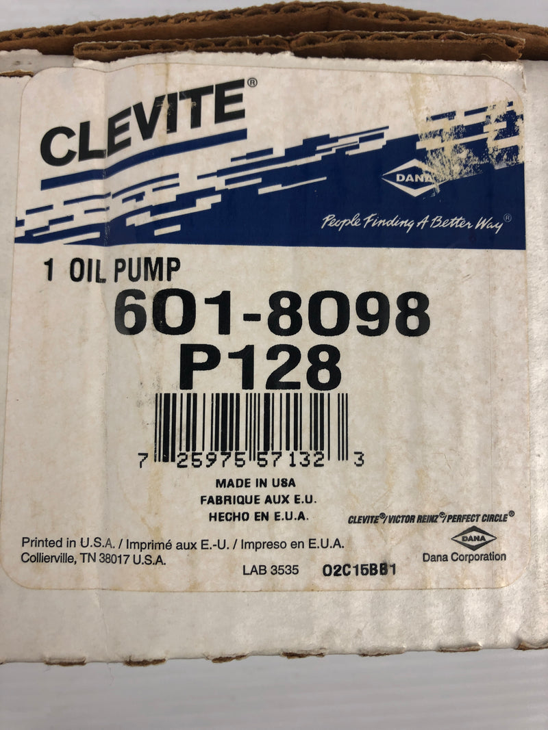 Clevite 6018098 Engine Oil Pump 601-8098