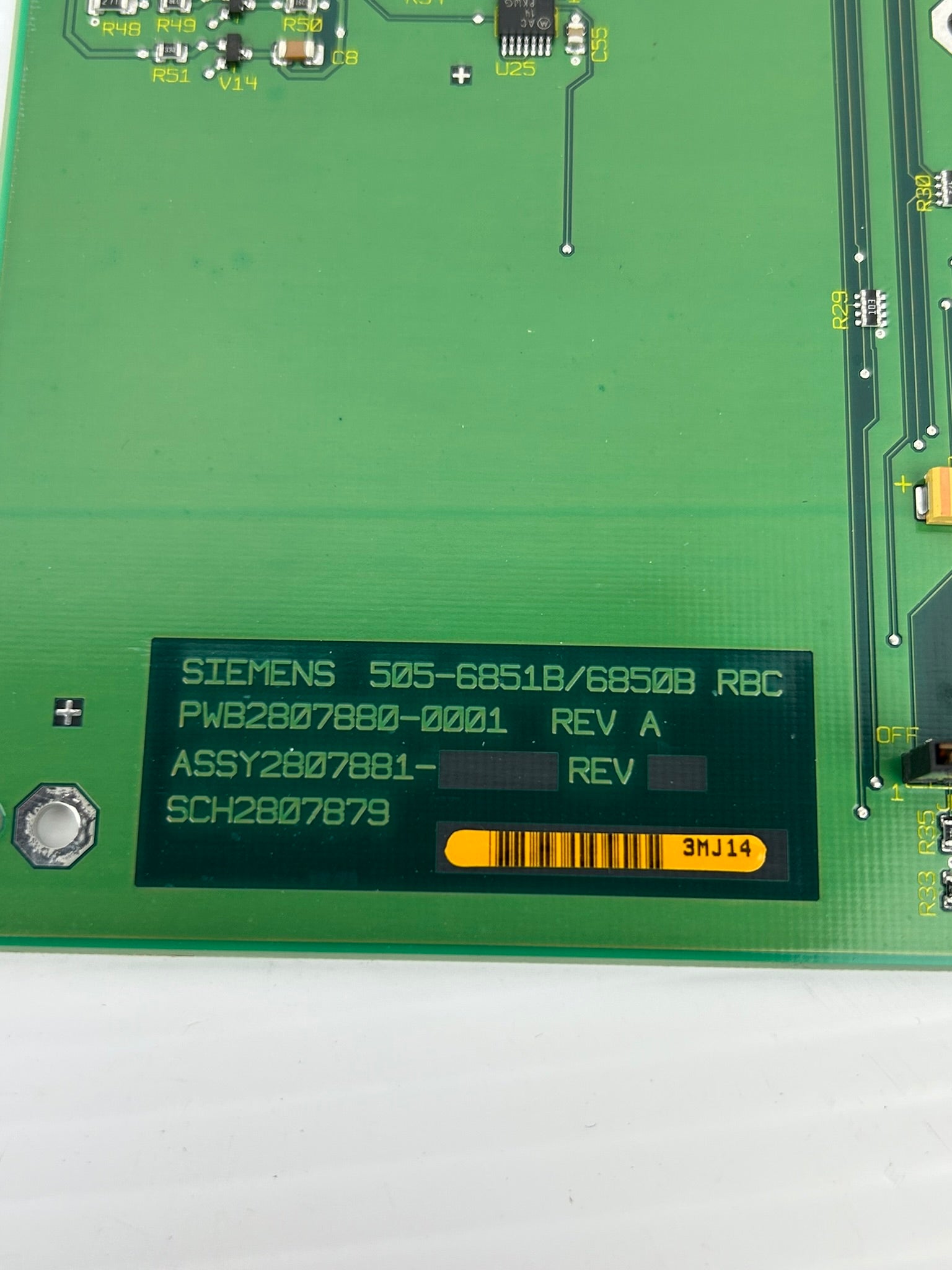 Siemens 505-6851B Remote Base Controller Module Rev. A