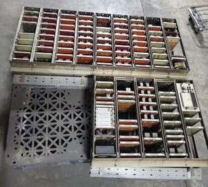 Siemens Simoreg Circuit Board Rack Assembly with 112 Barmag Board