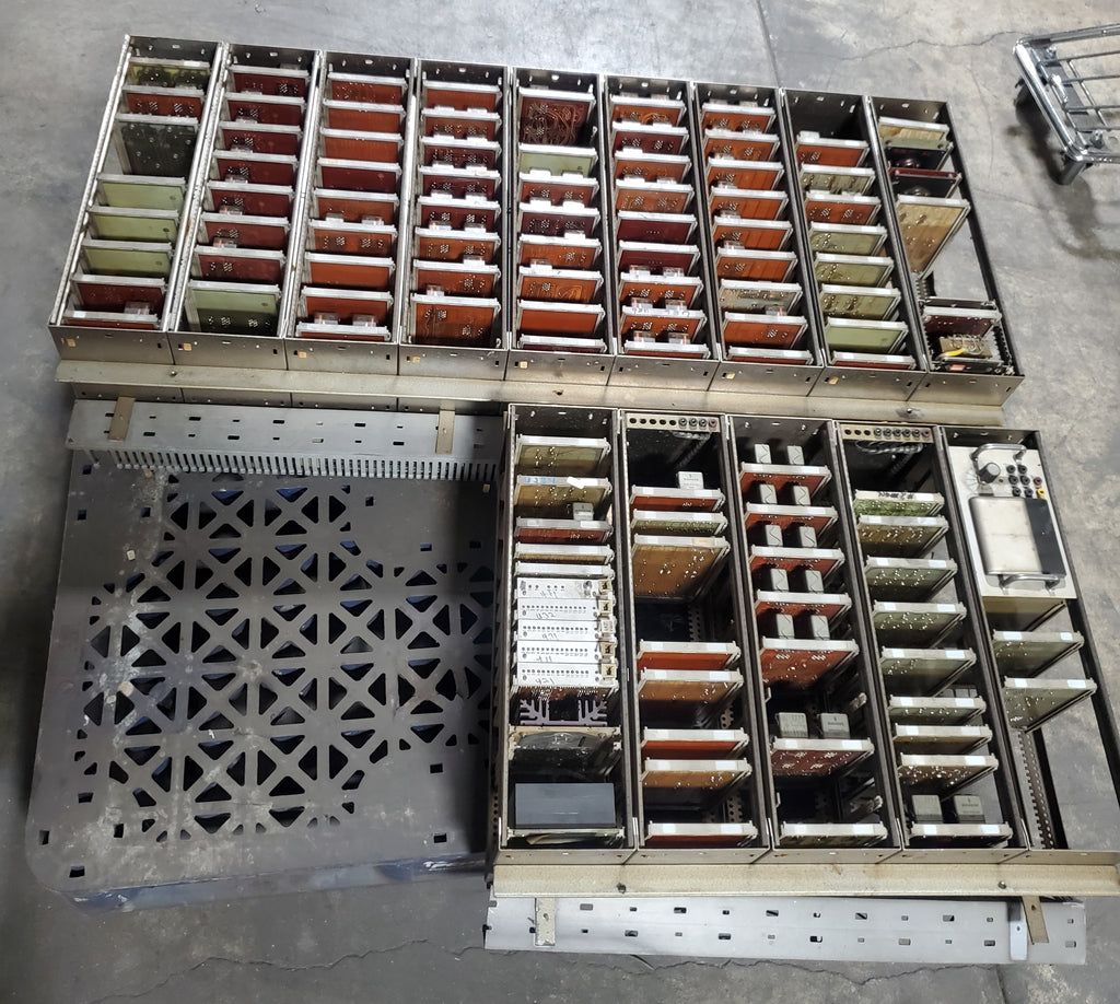 Siemens Simoreg Circuit Board Rack Assembly with 112 Barmag Board ...
