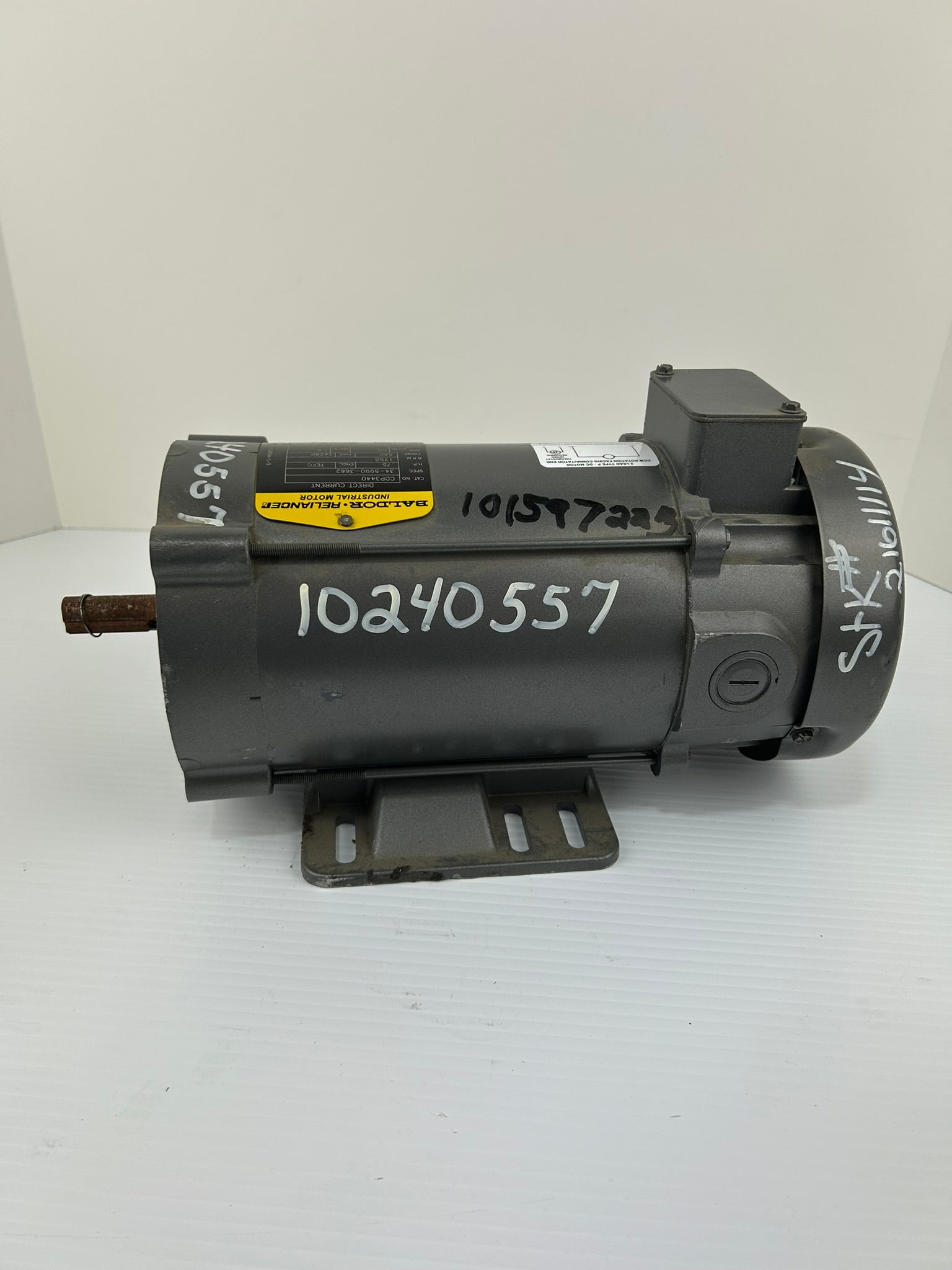 Baldor CDP3440 DC Industrial Motor .75 HP 1750 RPM 56C Frame 3428P Type
