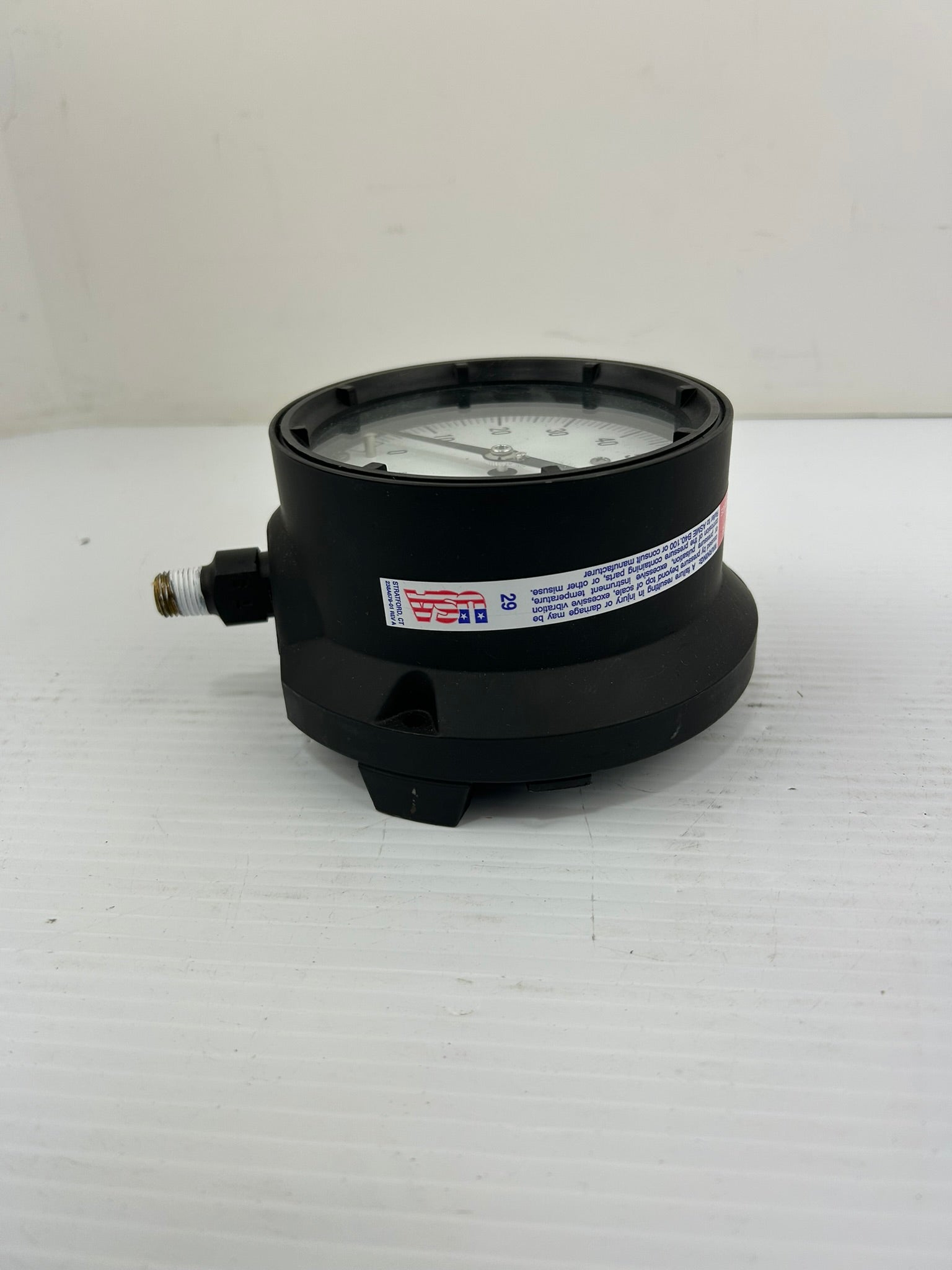 Ashcroft Gauge 0-100 PSI Bronze Tube Brass Socket Brazed