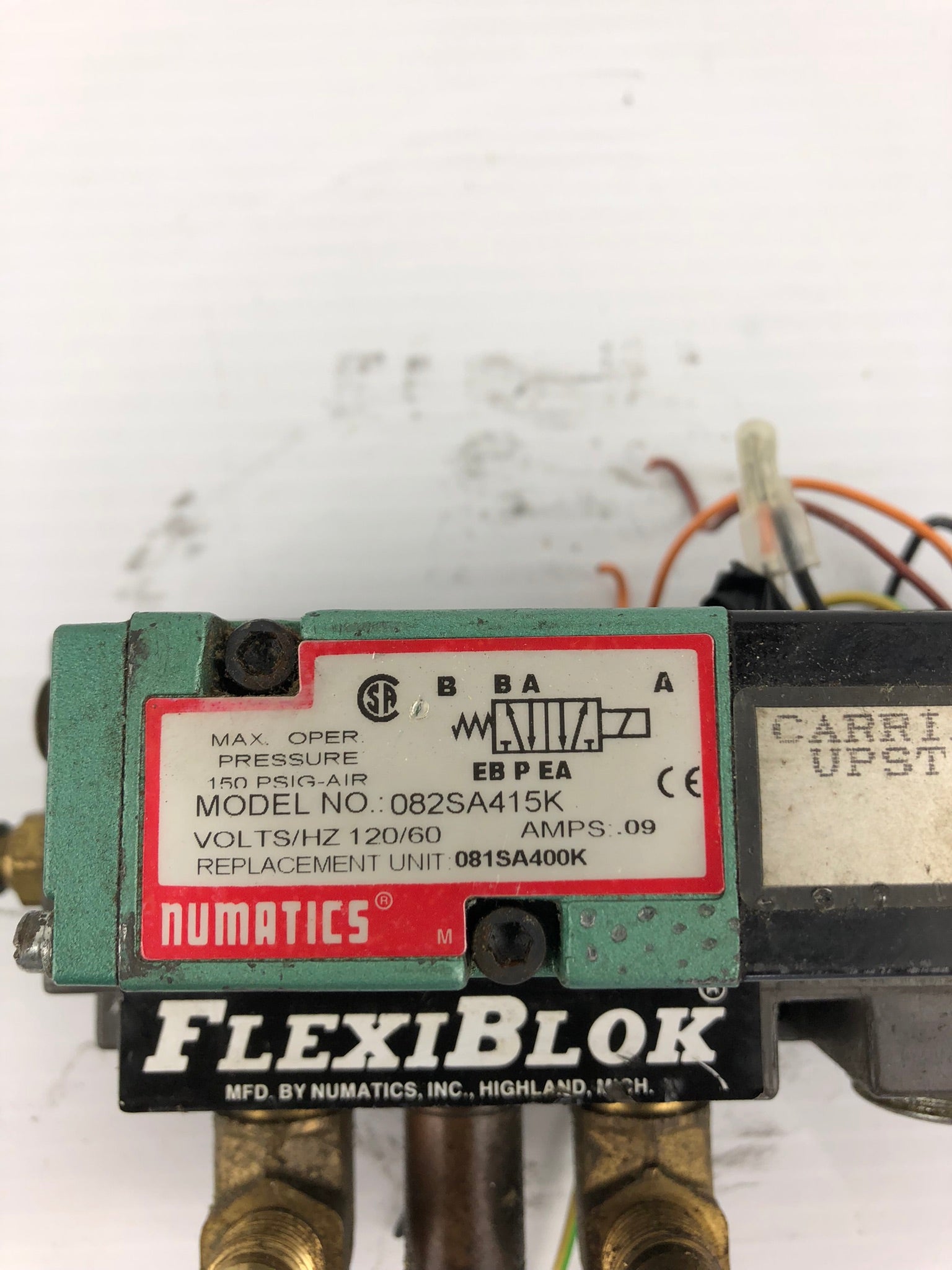 Numatics 082SA415K Solenoid Valve 081SA400K