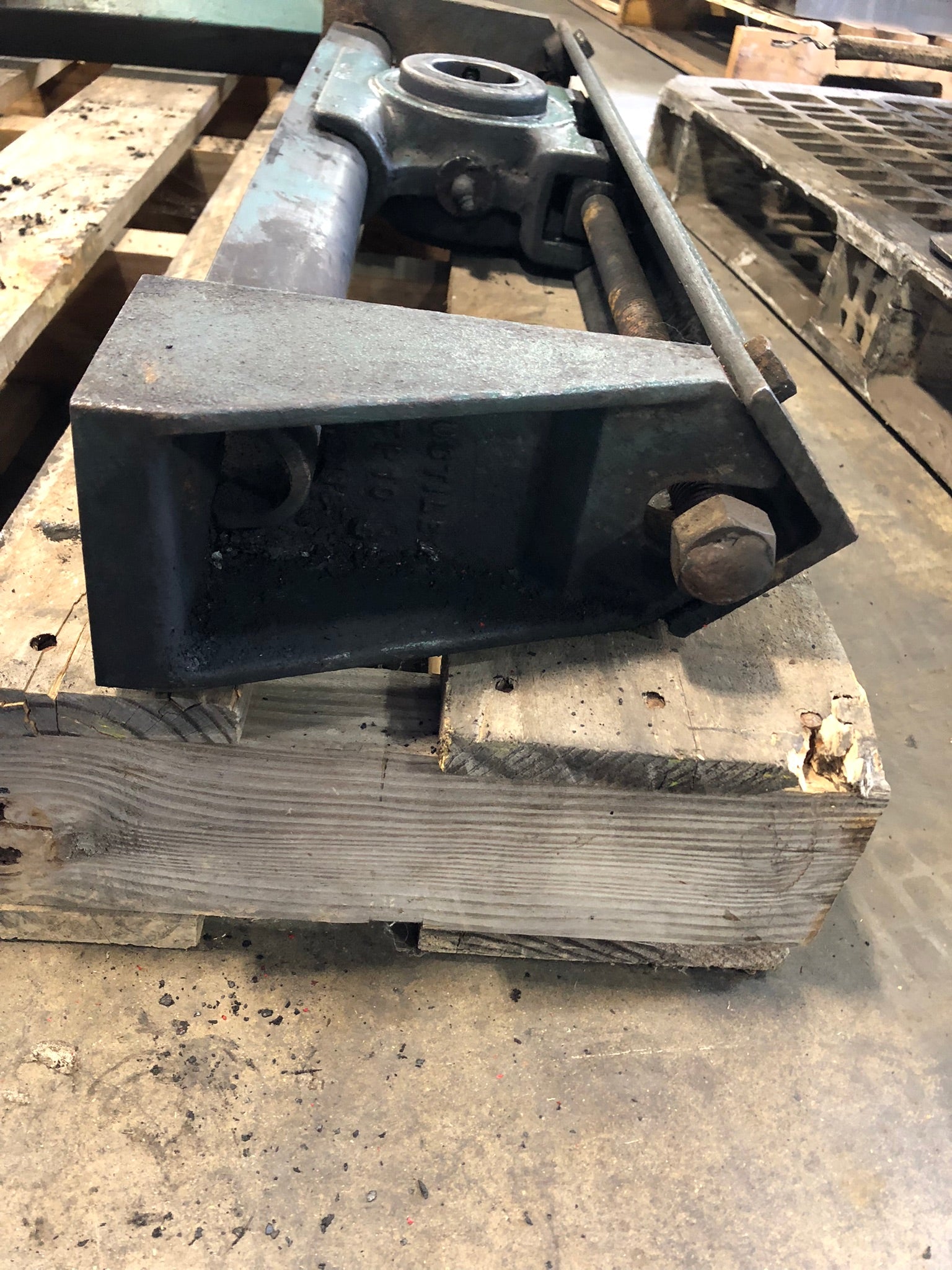 Steel Take-Up Bearing with Frame 29'' x 9''