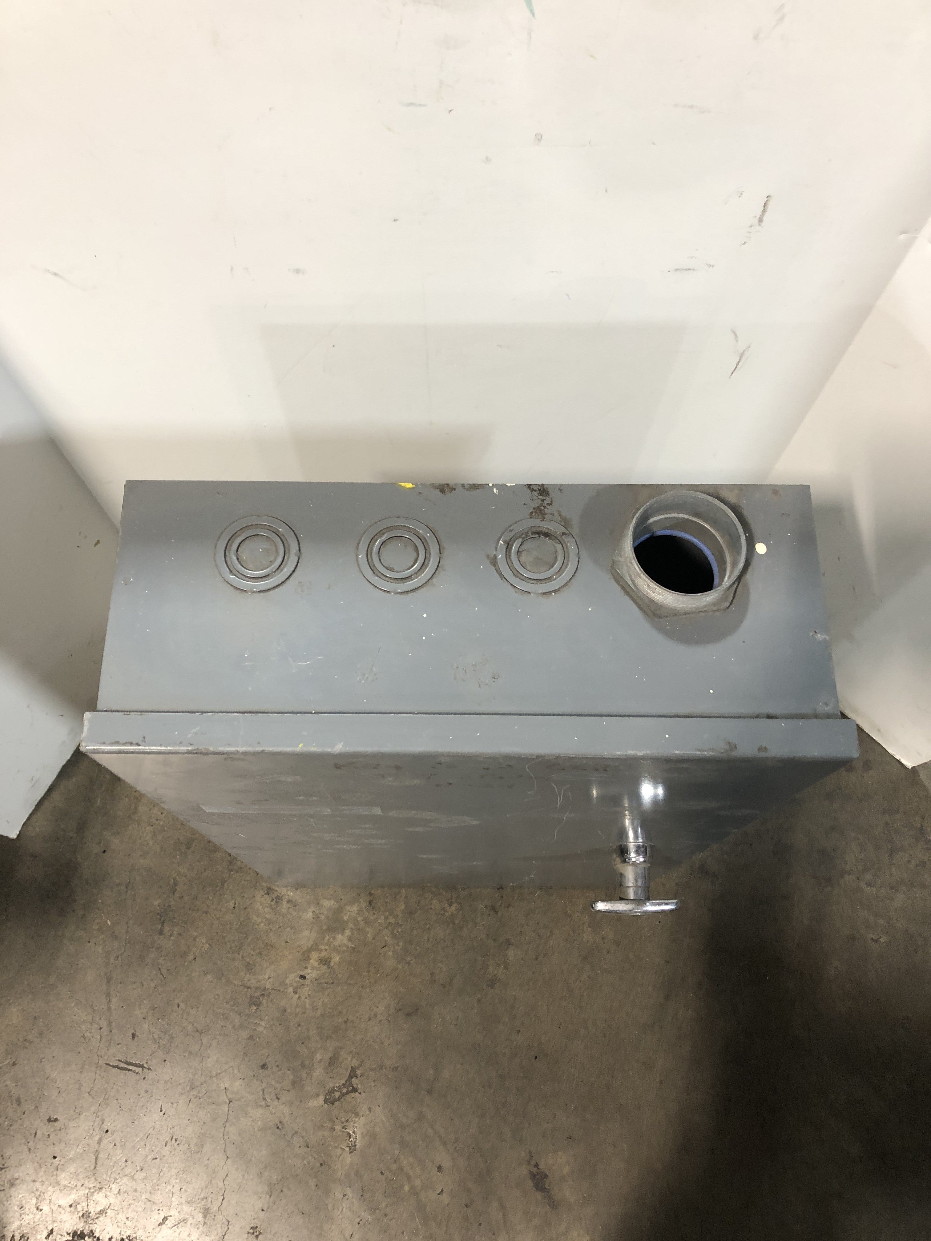 Unity Mfg. UL K-196 Electrical Enclosure Cut-Out Box Steel Gray