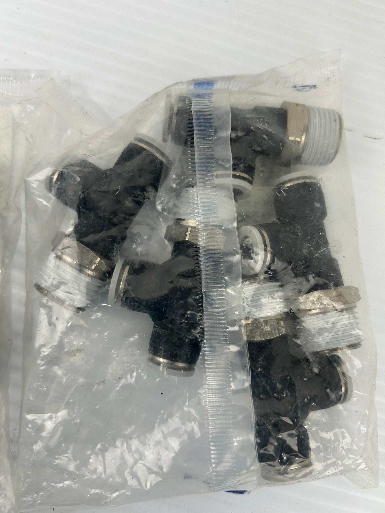 Festo QBTL-1/2-3/8-U Fitting 564725 Series A1 Male Run Tee - Lot of 10