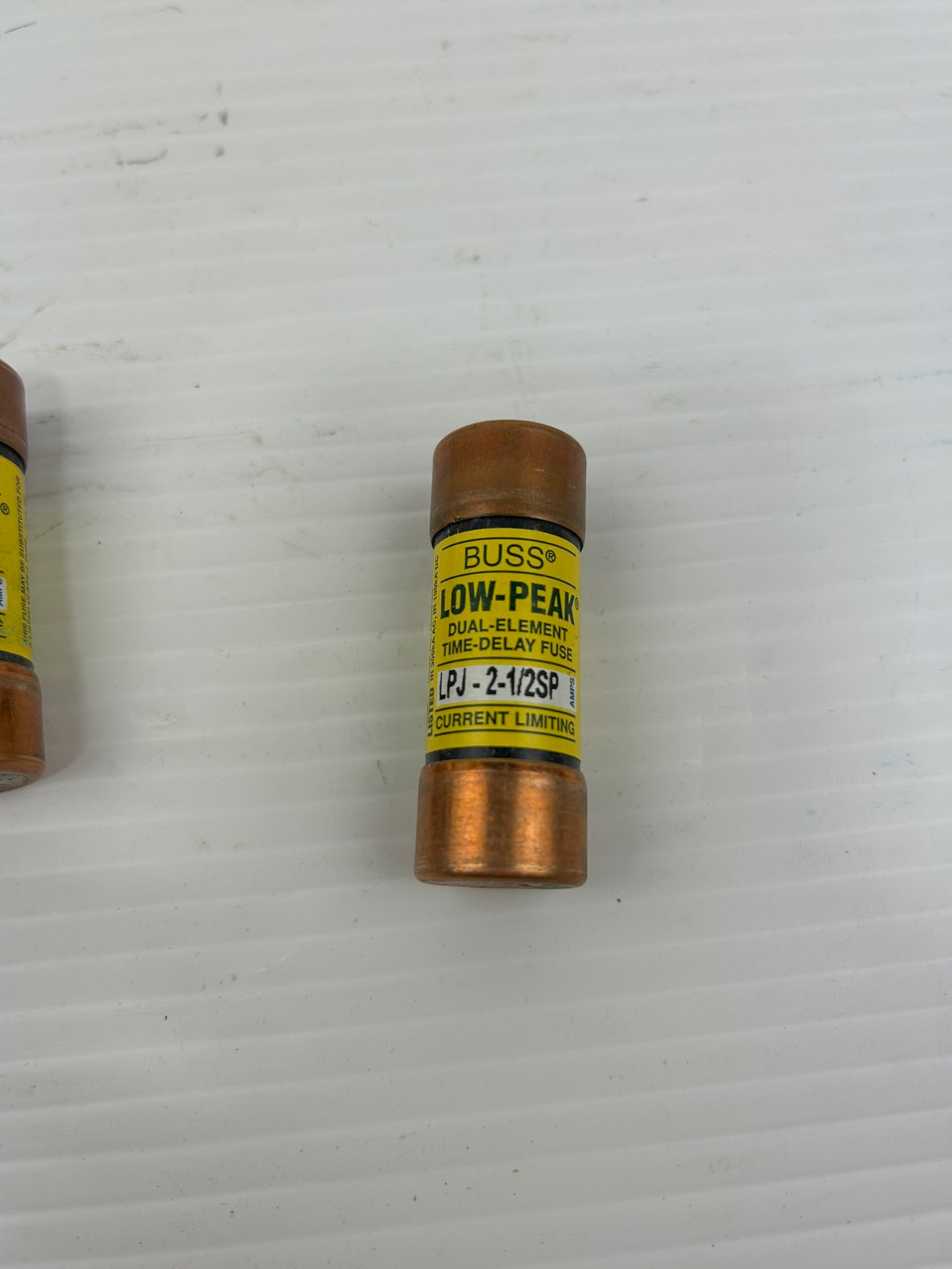 Bussmann LPJ-2-1/2SP Low Peak Dual Element Time Delay Fuse 2.5A - Lot of 6