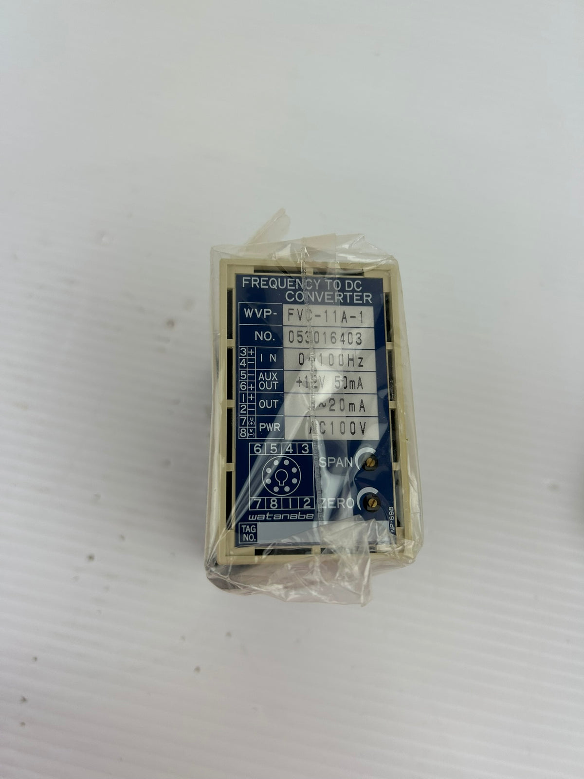 Watanabe WVP-FVC-11A-1 Signal Converter 10503957