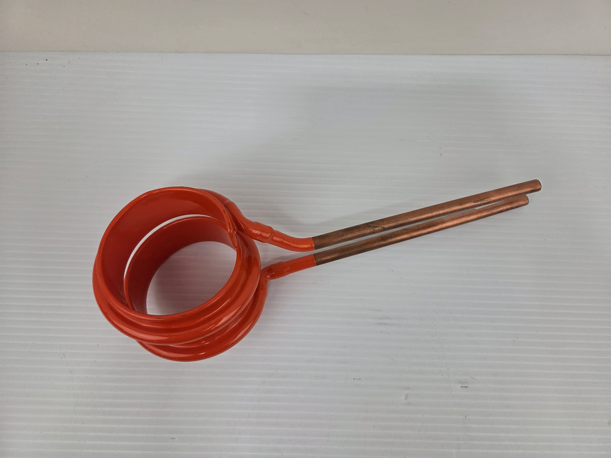 High Frequency Copper Tube Induction Heating Coil for Welding TT1-3.125L Orange