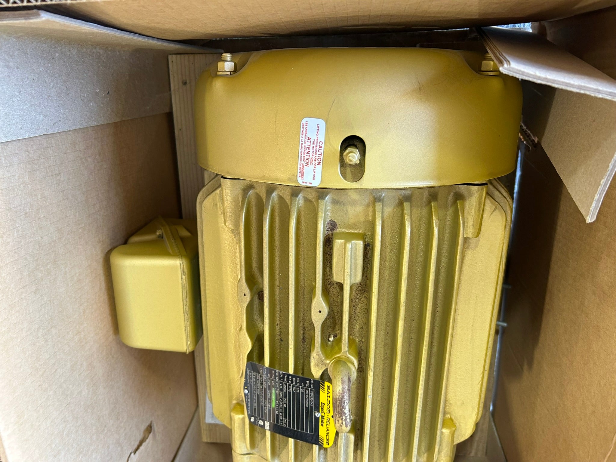 Baldor Reliance CEM2334T-5 20 HP 575V 3PH 1770 RPM 256TC TEFC Super-E AC Motor
