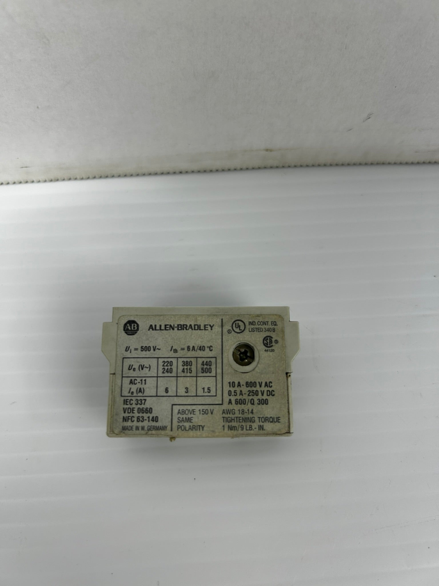 Allen-Bradley 190-T11-11A Trip Indicator Ser. A 500V 6A - Lot of 7