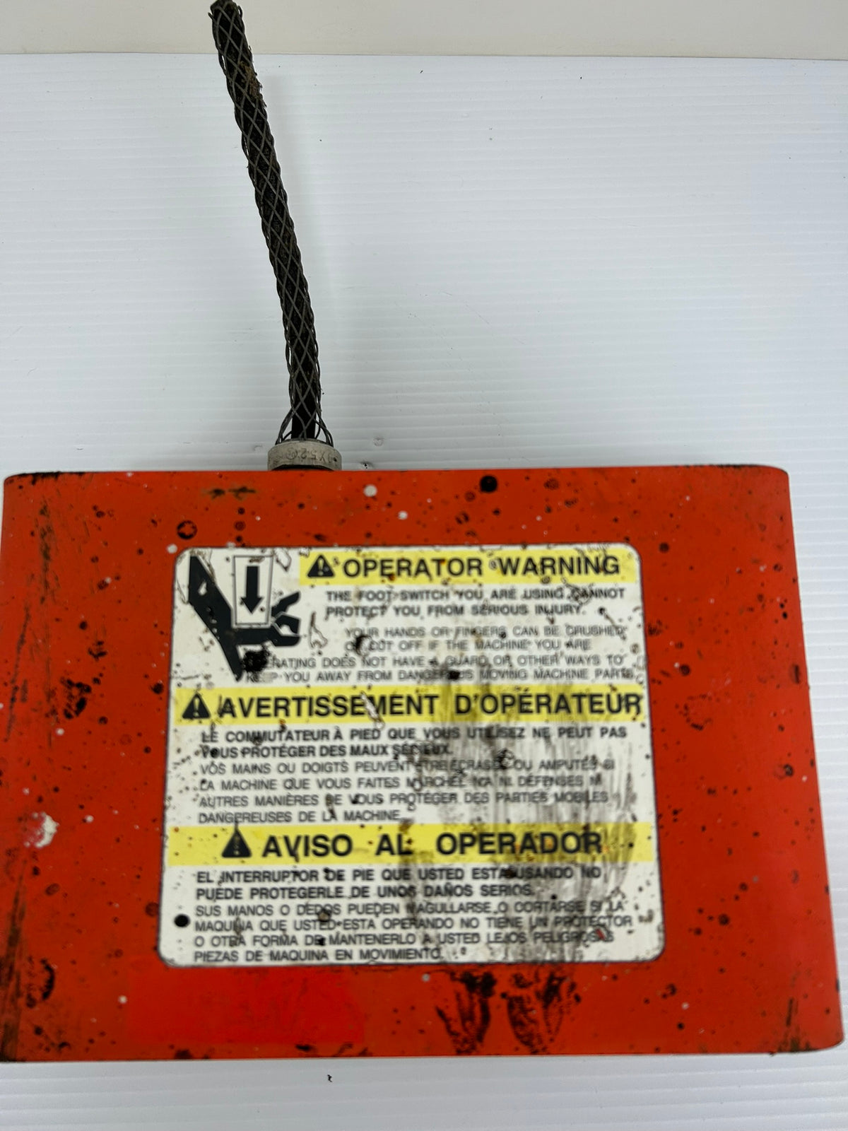 Linemaster Classic IV Foot Switch TWIN 88SH-O Industrial 16A 125VAC IP68