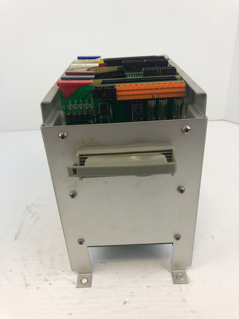 Micro-Aide 80-MB8 Circuit Board PLC Slot Rack Corecon Includes 6 Boards