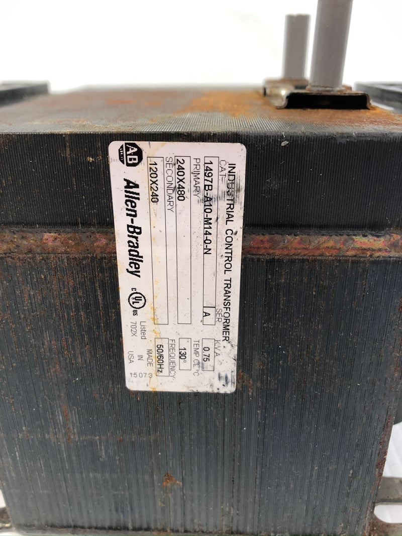 Allen-Bradley 1497B-A10-M14-0-N Series A Industrial Control Transformer 0.75 kVA