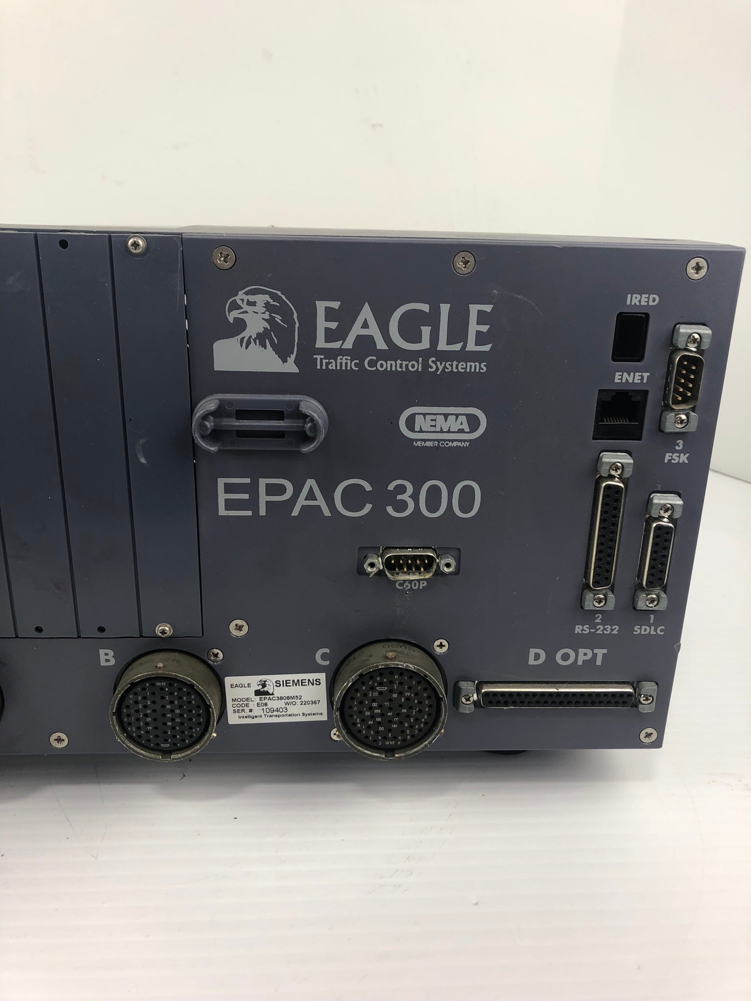 *** Siemens EPAC3808M52 Eagle M50 Traffic Signal Light Controller - No Screen