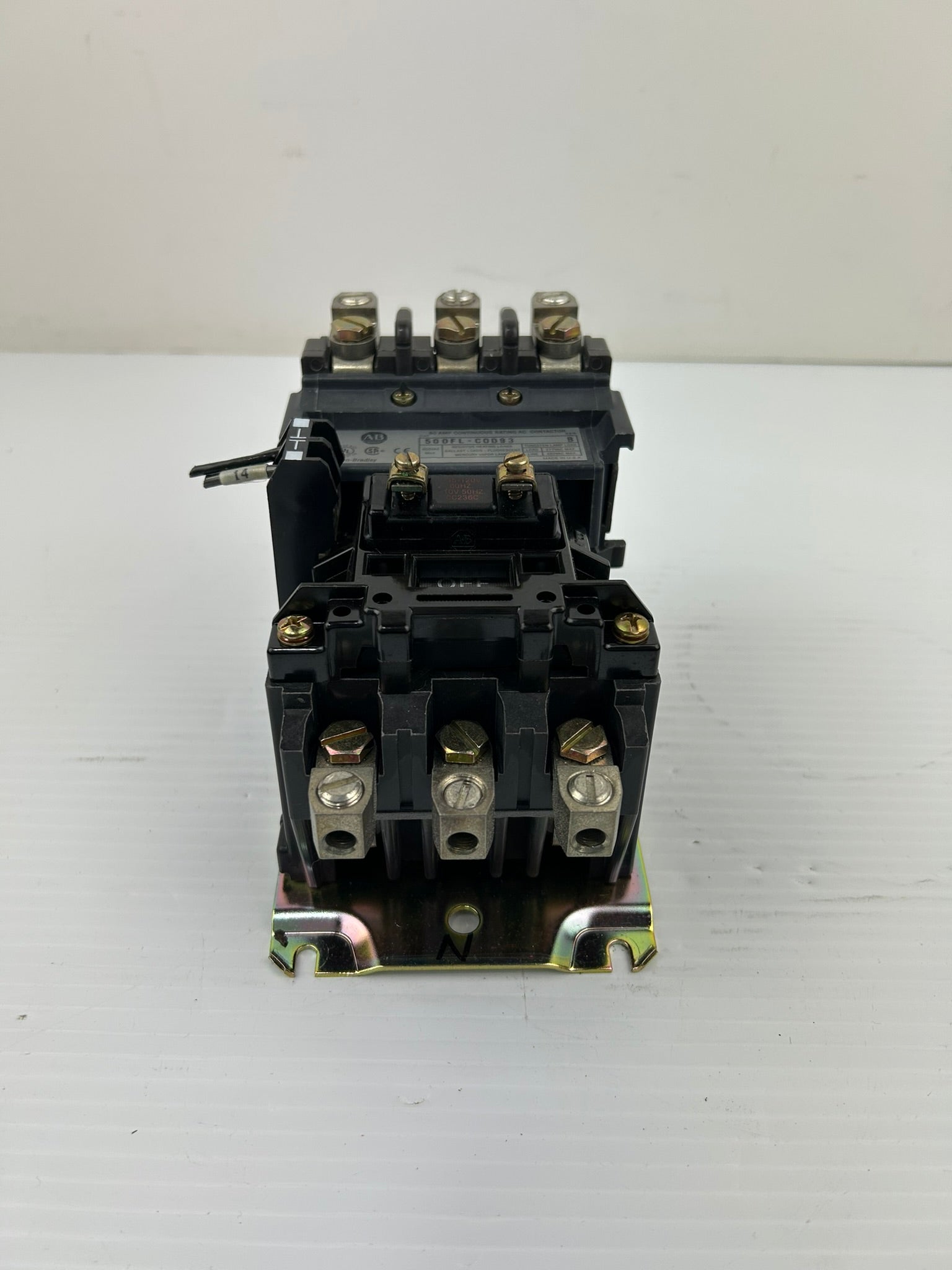 Allen Bradley 500FL-C0D93 Motor Starter Series B with 595-A