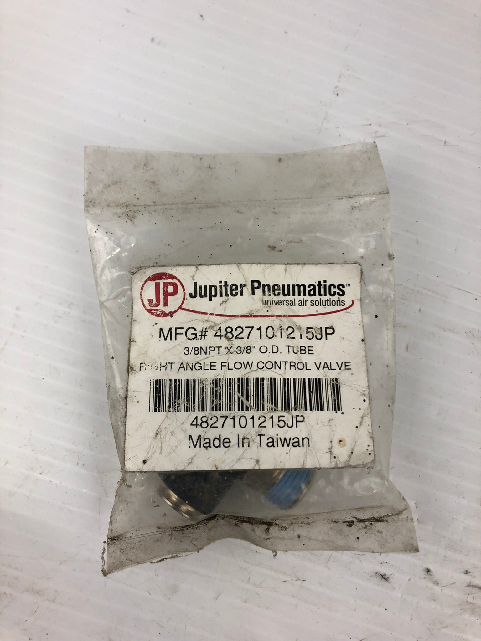 Jupiter Pneumatics 4827101215JP Right Angel Flow Control Valve