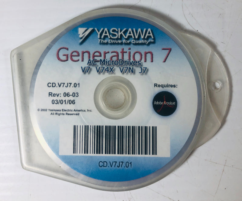 Yaskawa Generation 7 Microdisc CD.V7J7.01