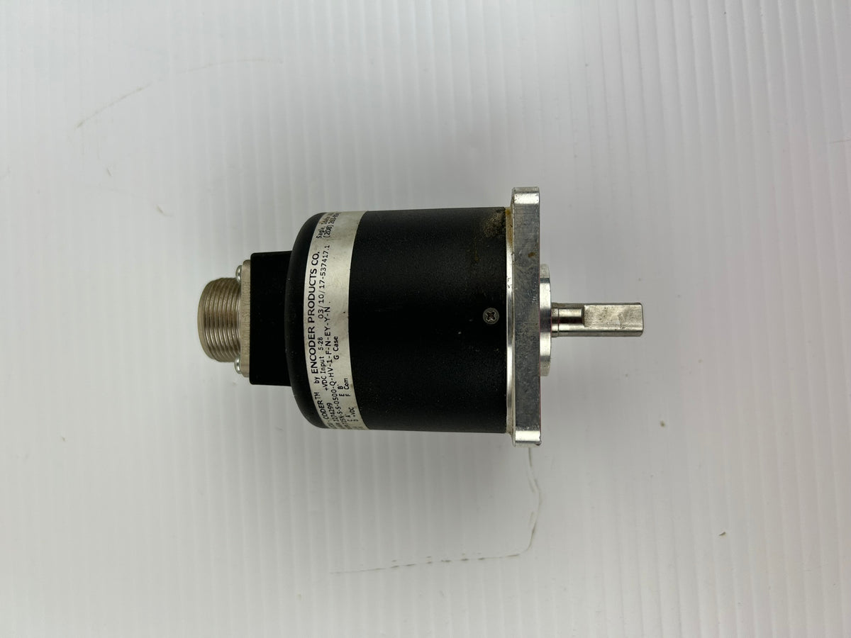EPC Accu-Coder 725N-S-S-0500-Q-HV-1-F-N-EY-Y-N Rotary Encoder 3/8" 500 CPR