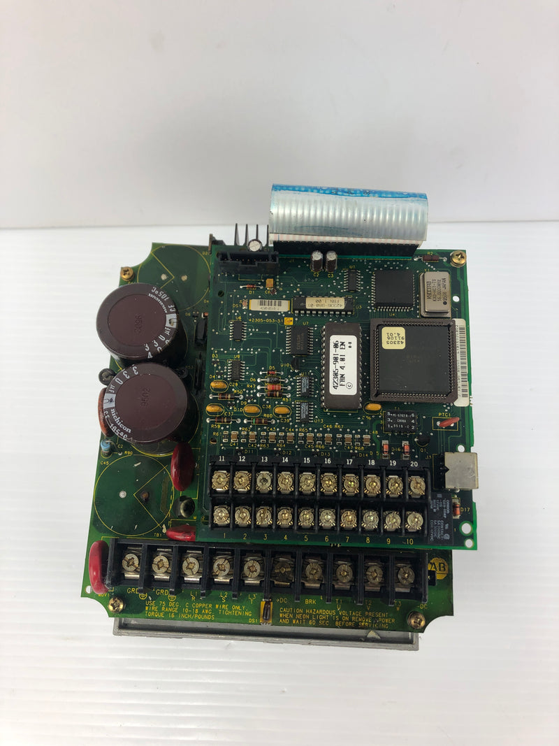 Allen-Bradley 42305-901-06 Drive Control Board with Heat Sink Base