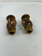 HHX SSU-3 458A Fire Sprinkler Brass with Red Wire Cage 165F/74C - Lot of 2