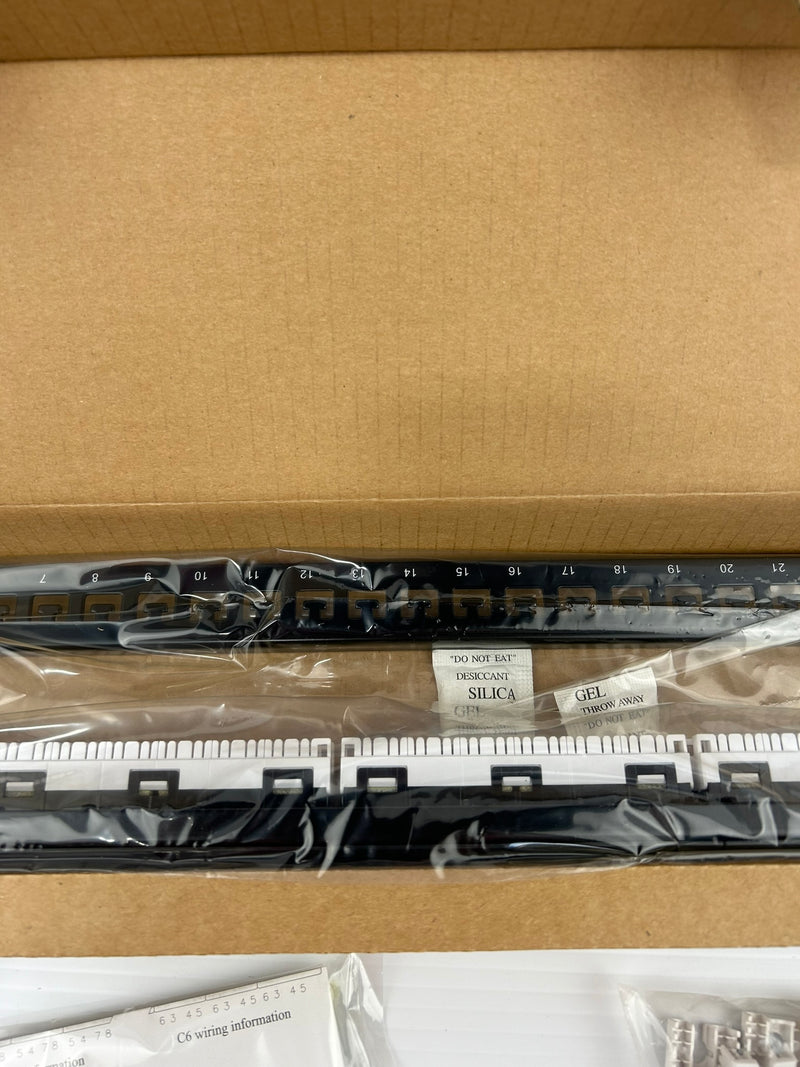 Clearlinks CL-3014-24P-C6E Patch Panel Cat 6 24 Port 180 Degree Dual IDC Black