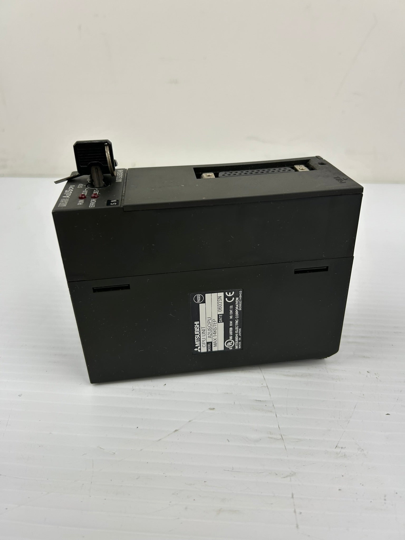 Mitsubishi A2USCPU CPU Unit PLC Module 14K Step with 2 Keys