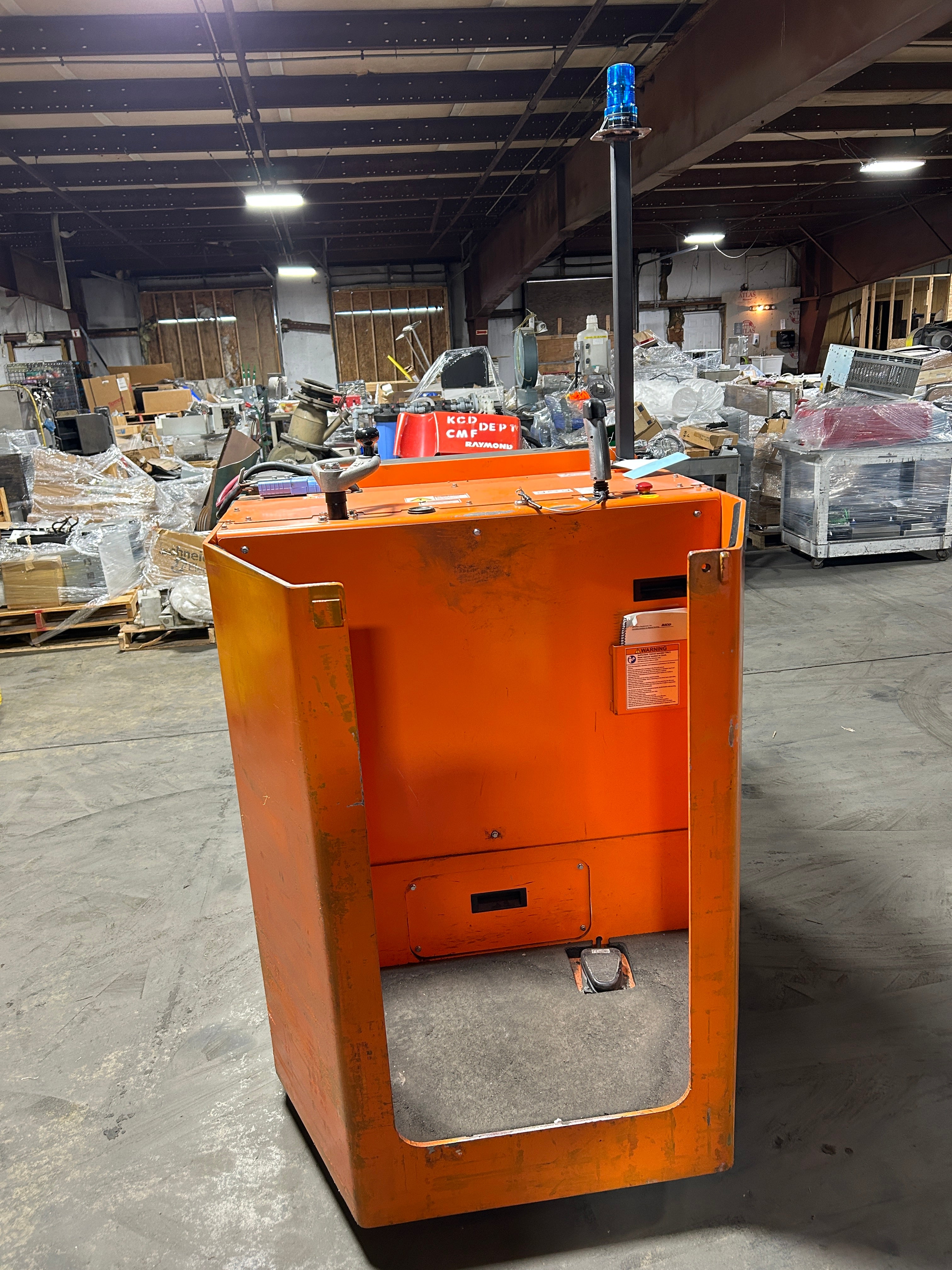 Rico PLR-100 Platform Lift Truck Stand-Up Electric 10,000 Lb 2587 Hrs 36V Type E