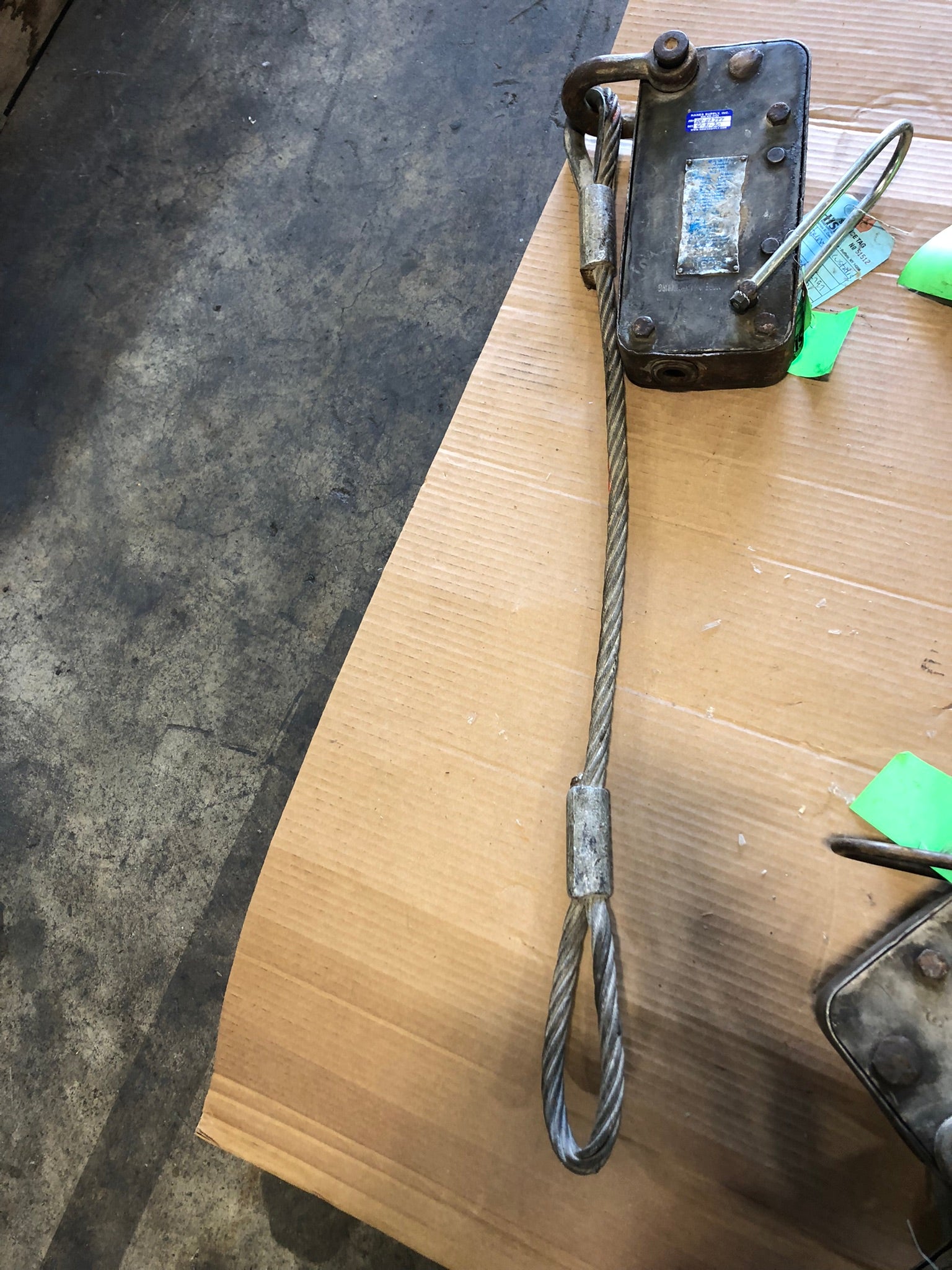 Blocstop BS3530 Wire Rope Safety Device - Capacity 6000 lbs.