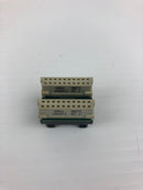 Pilz 95425 ERNI RC 2 Safety Relay Rack Extension Module Connector (Lot of 6)