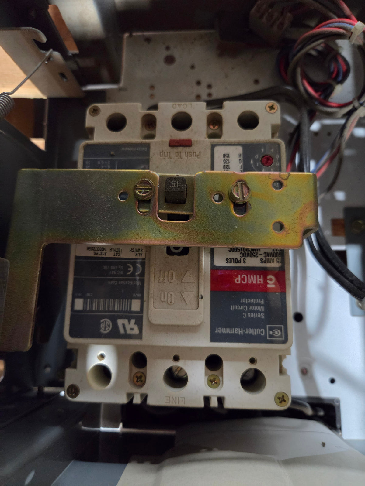 Allen-Bradley MCC Bucket 2113B Size 1 FVNR 15A Breaker 3.0HP 3PH 480V - No Door