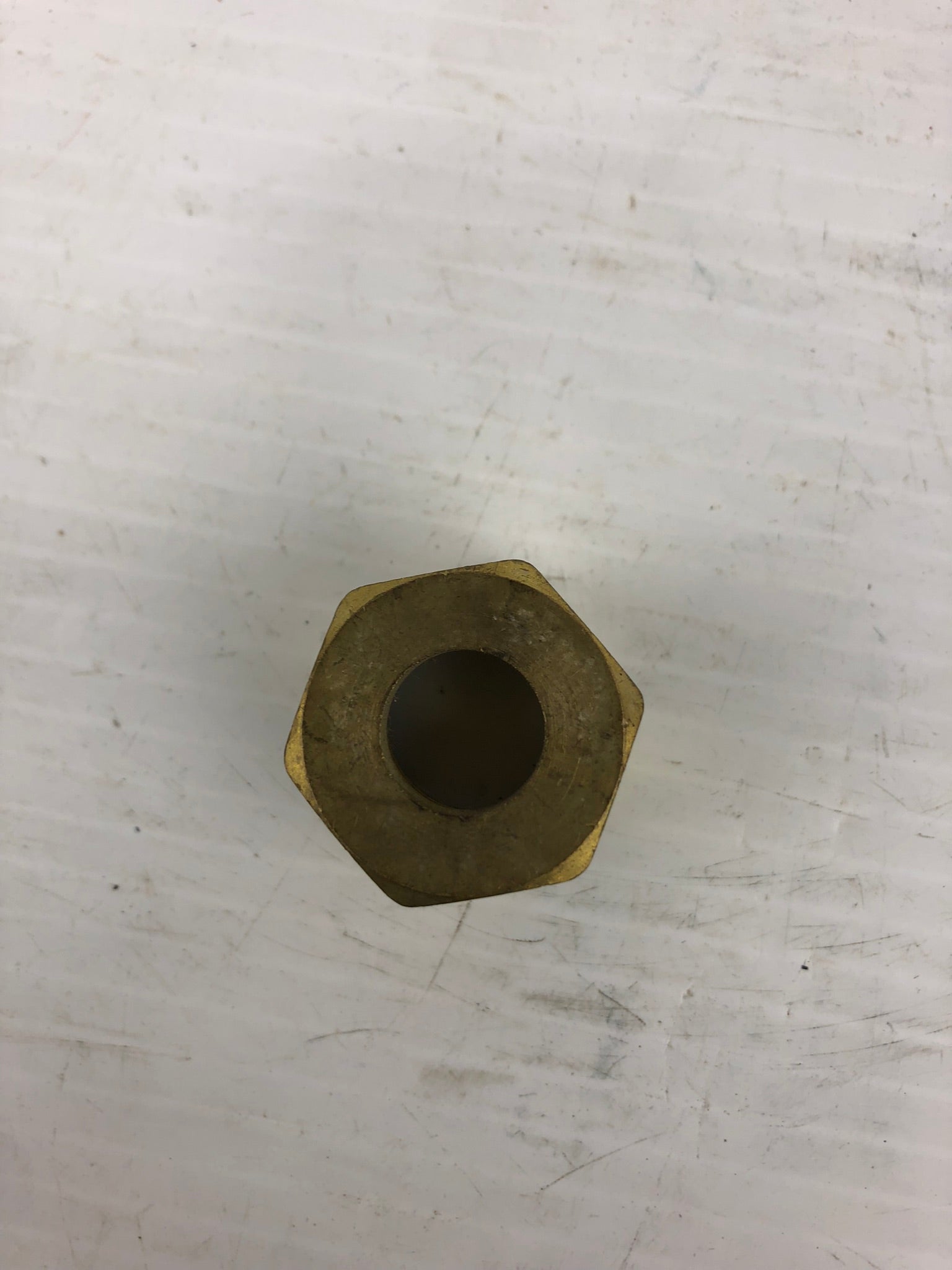 7/8" Brass Hex Nuts - Lot of 3