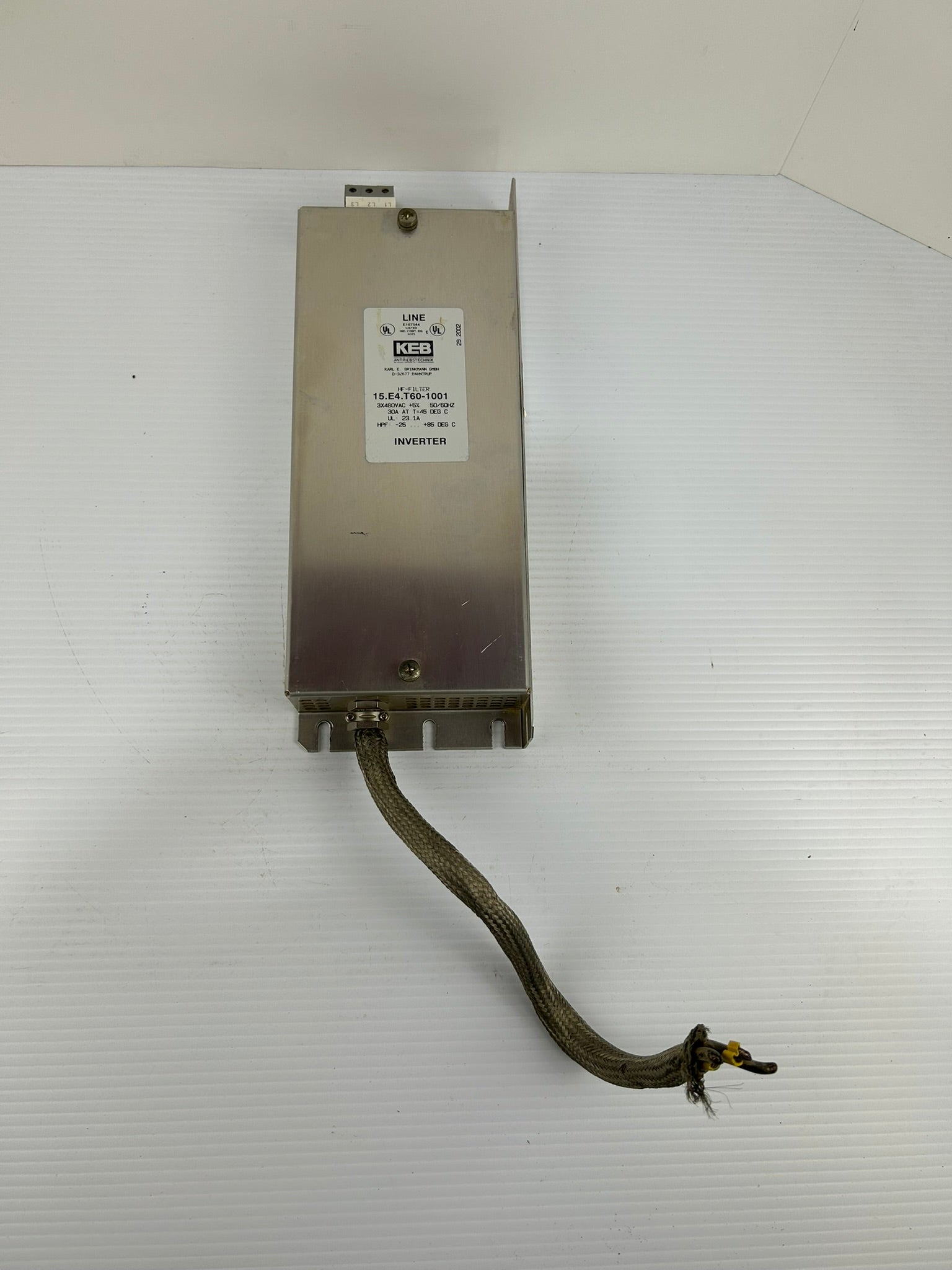 KEB 15.E4.T60-1001 HF Filter 480V 30A 3 Phase Inverter Line