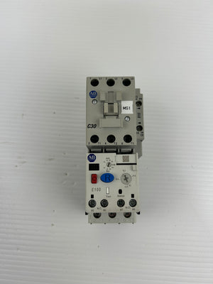 Allen-Bradley 100-C30*00 Contactor Ser C 30A 600V 3-Pole w/ 193-1EFED E100 100-S