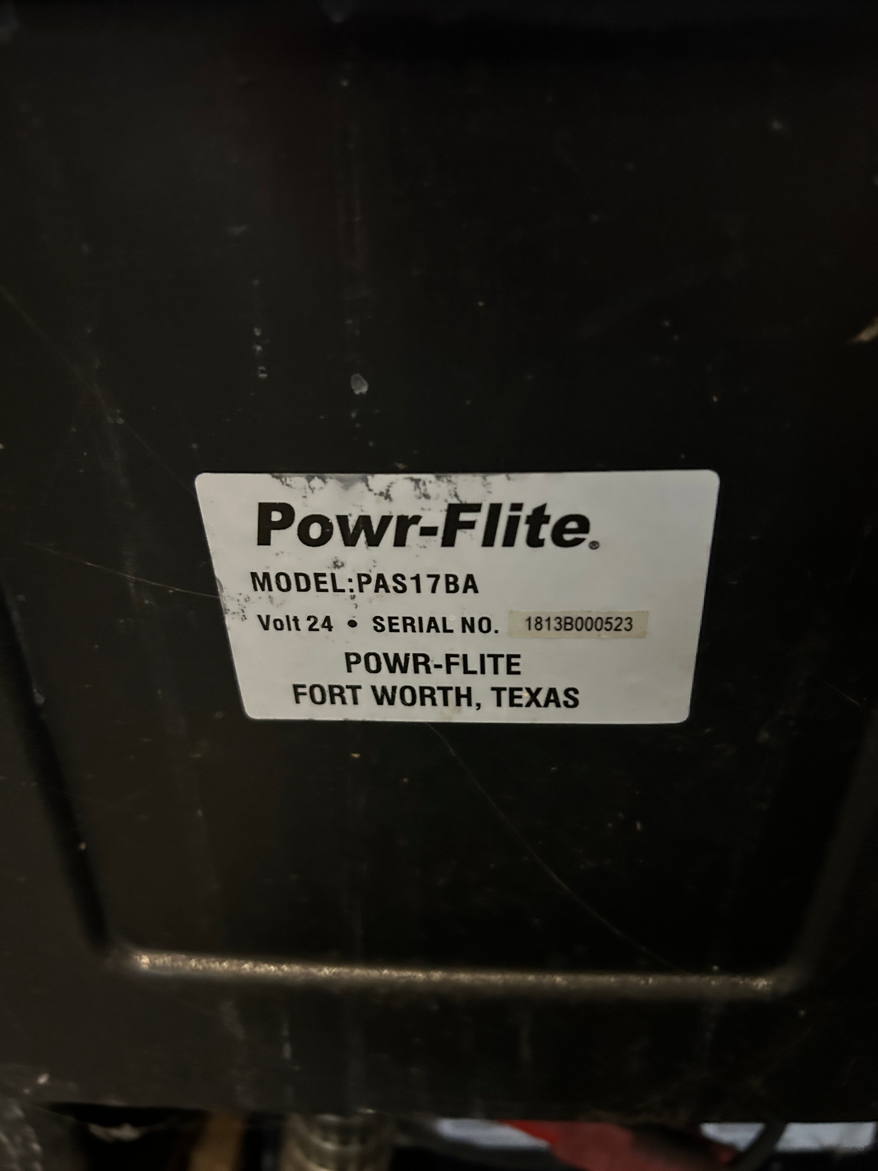 Powr-Flite Predator 17 Disc Floor Scrubber Walk Behind Cordless PAS17BA 24V
