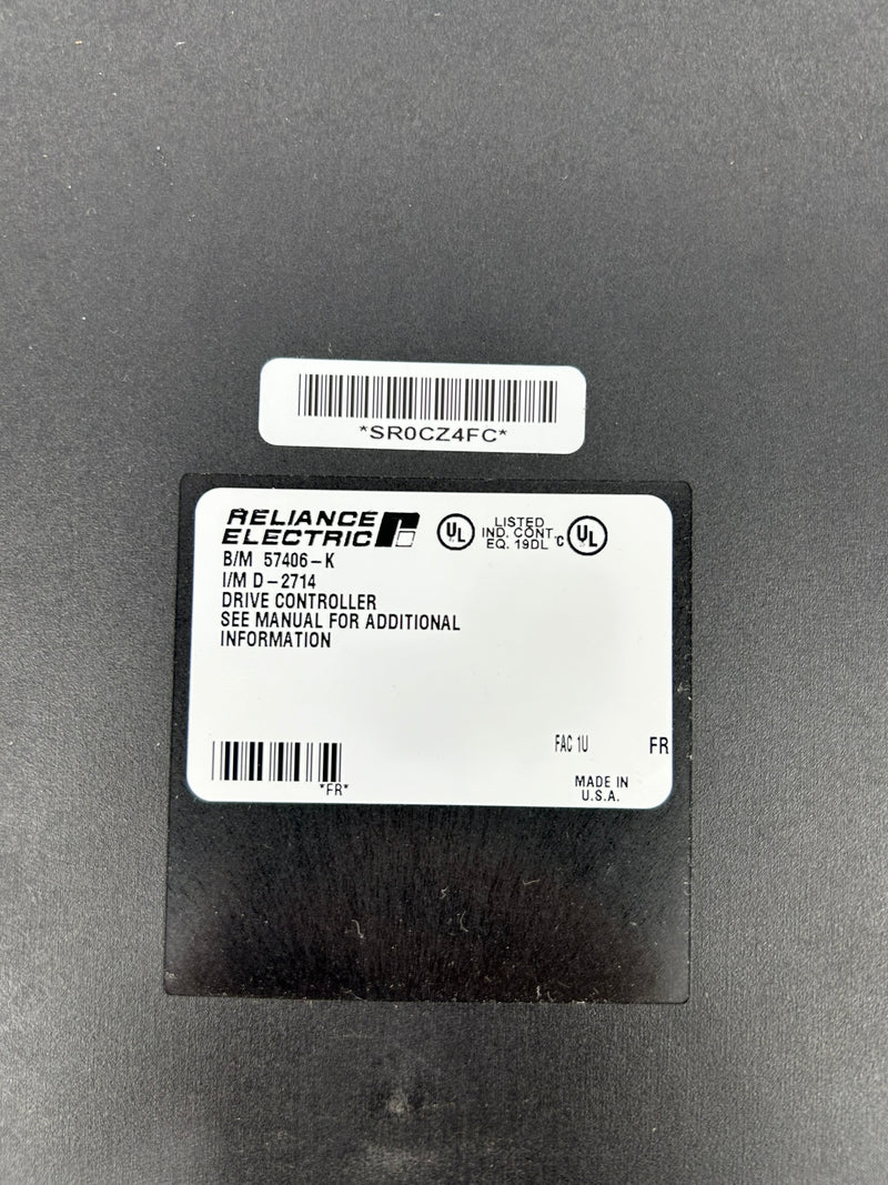 Reliance Electric 57406 Drive Controller 57406-K D-2714