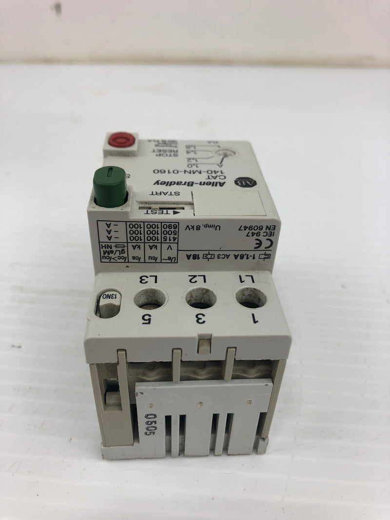 Allen-Bradley 140-MN-0160 Manual Motor Starter Series D