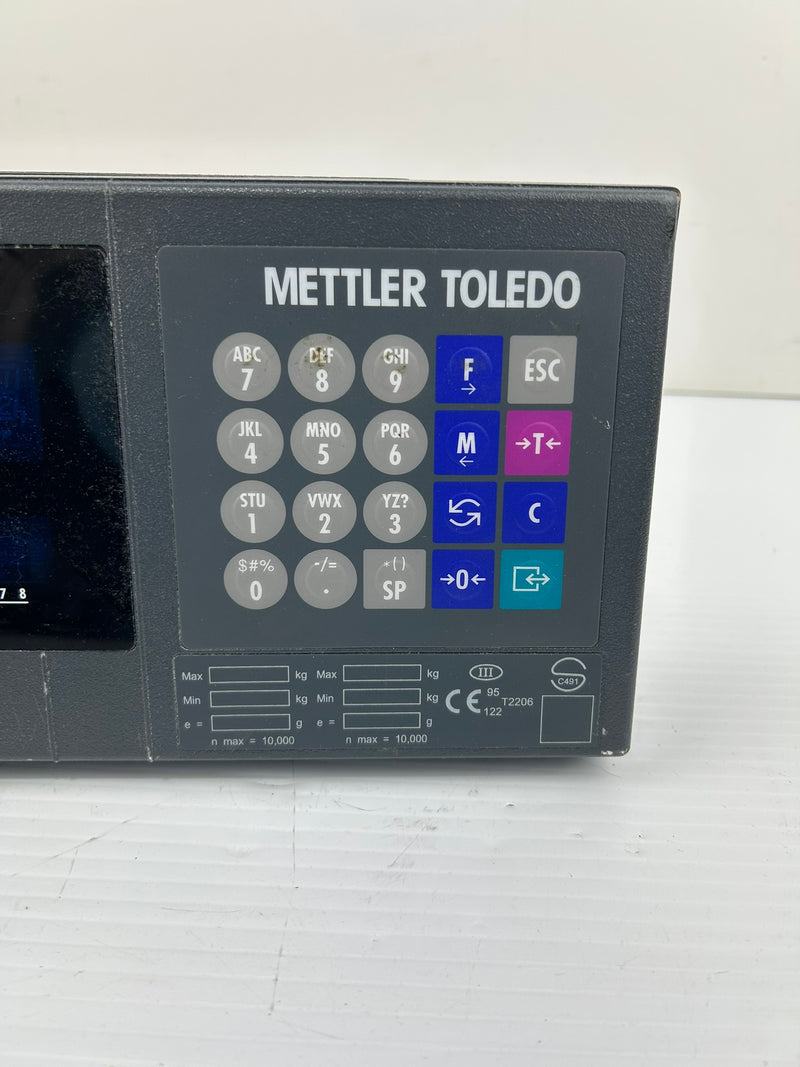 Mettler Toledo JAGUAR Scale Controller Interface Panel JTPA0000000 100-240V