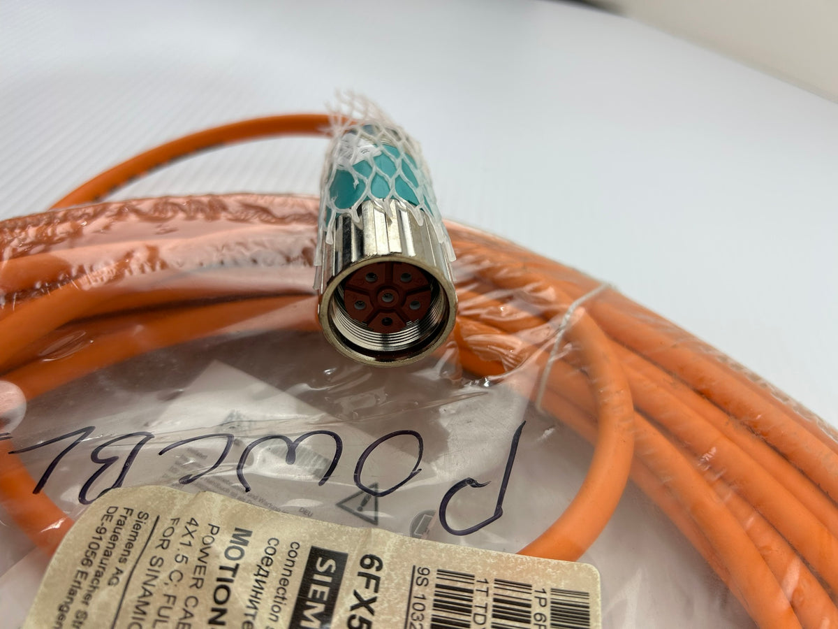Siemens 6FX5022-5CS06-1BF0 15M Motion-Connect 500 Power Cable SINAMICS S120