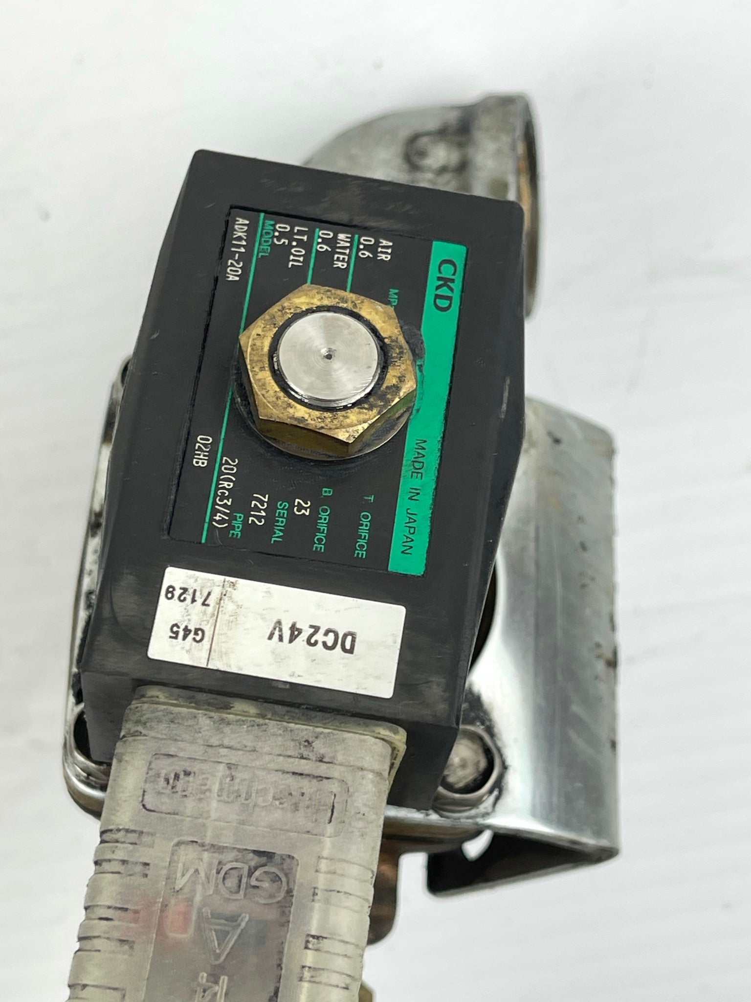 CKD ADK11-20A Solenoid Valve Assembly Okada 304 3/4
