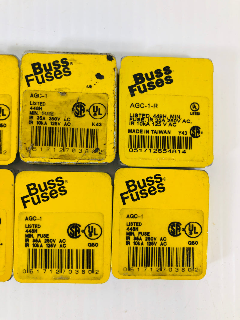 Buss Fuses AGC-1 (Lot of 30)