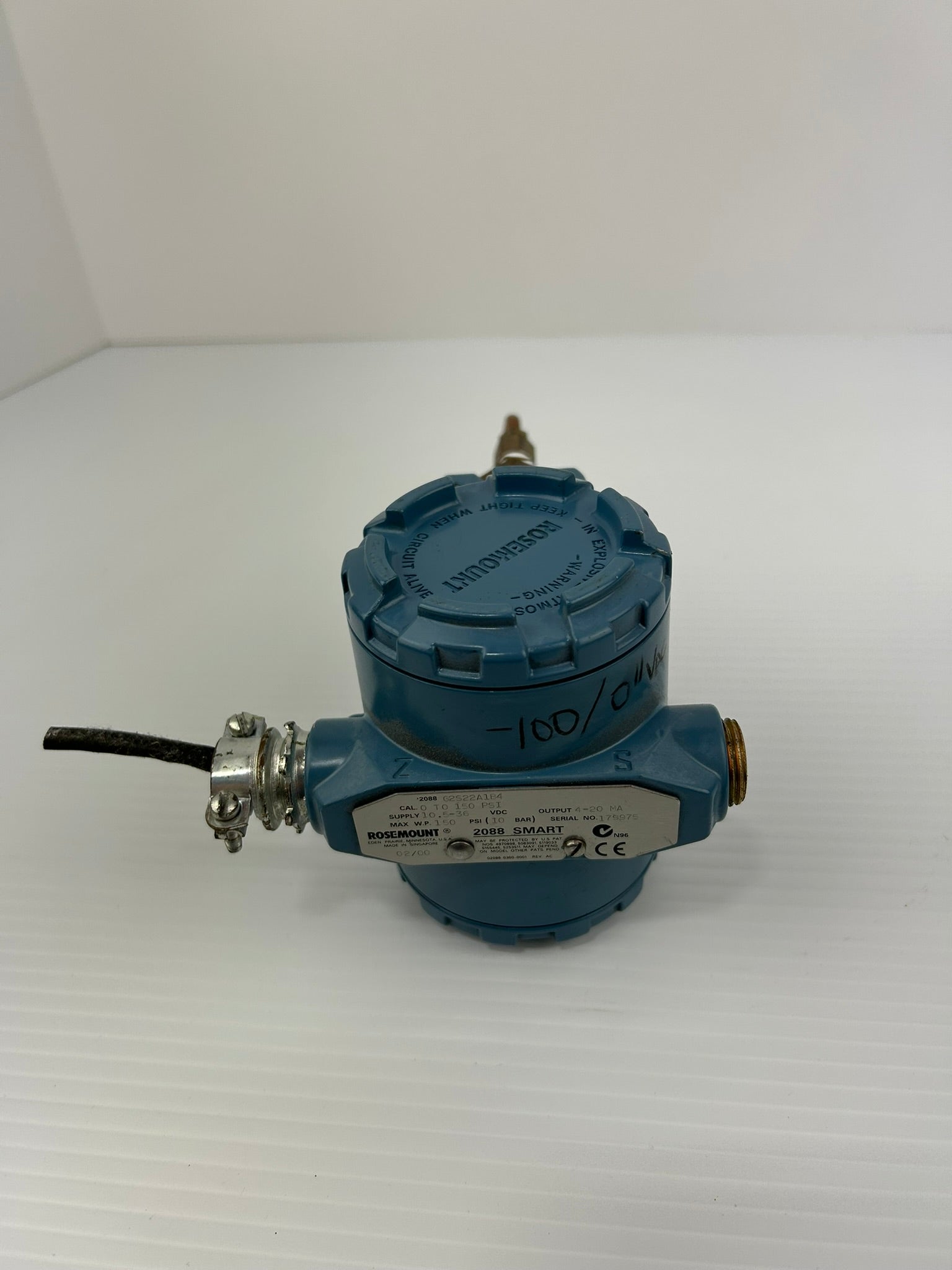 Rosemount 2088G2S22A1B4 Pressure Transmitter 2088 Smart 0 to 150 PSI