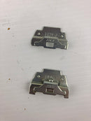 Togi HDV-2 Din Rail End Clips - Lot of 2