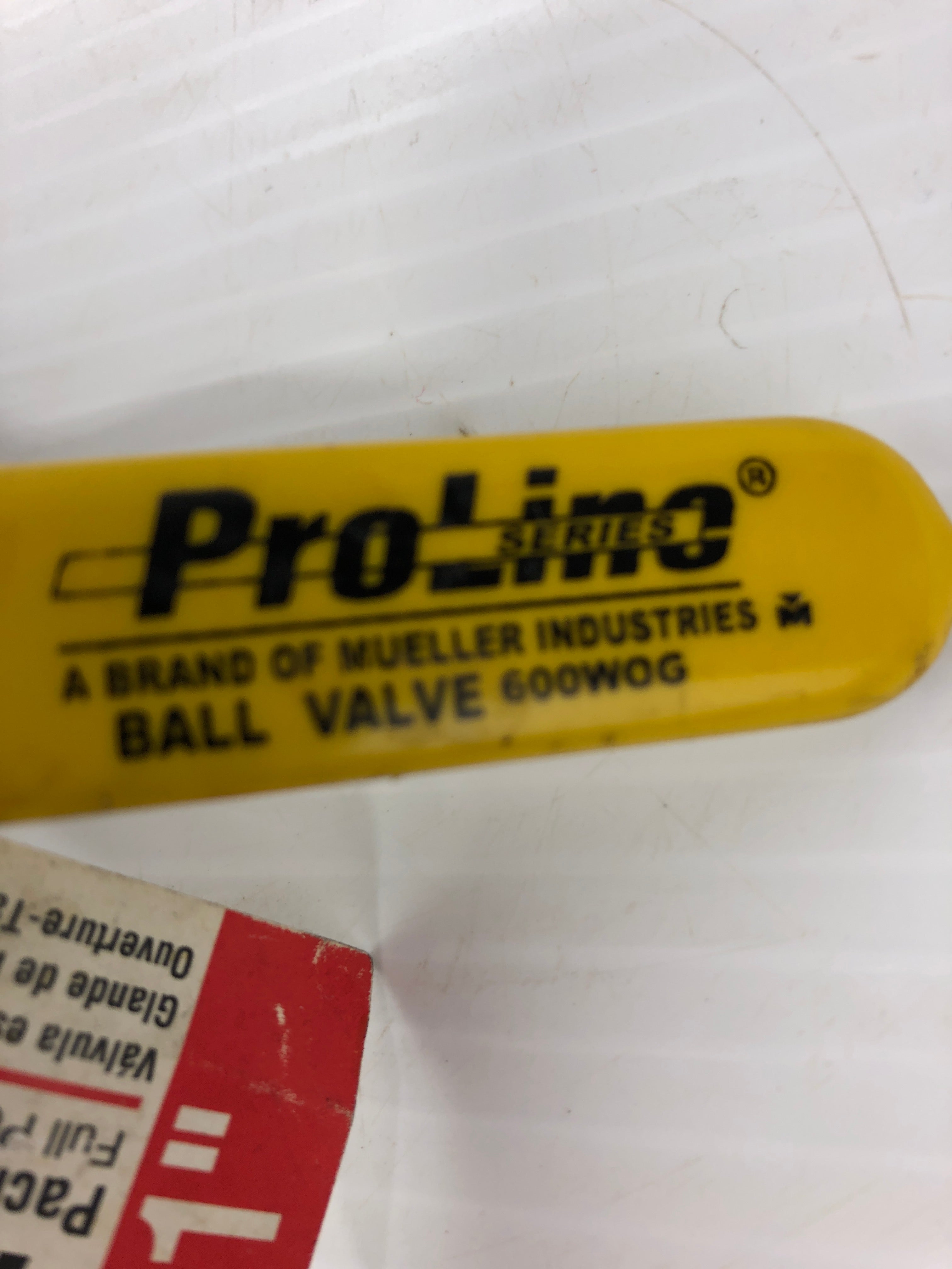 Pro Line Ball Valve 600WOG 1"