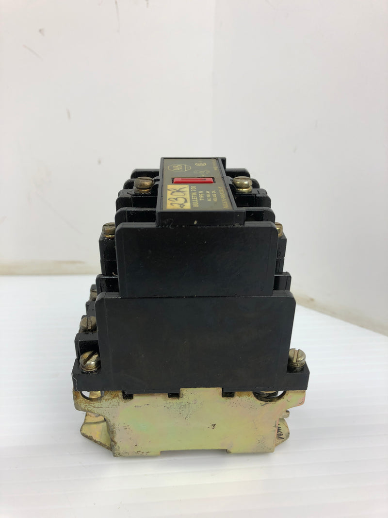 Allen-Bradley 700-N800A1 AC Relay Type: N Ser. C 120-300V 60A