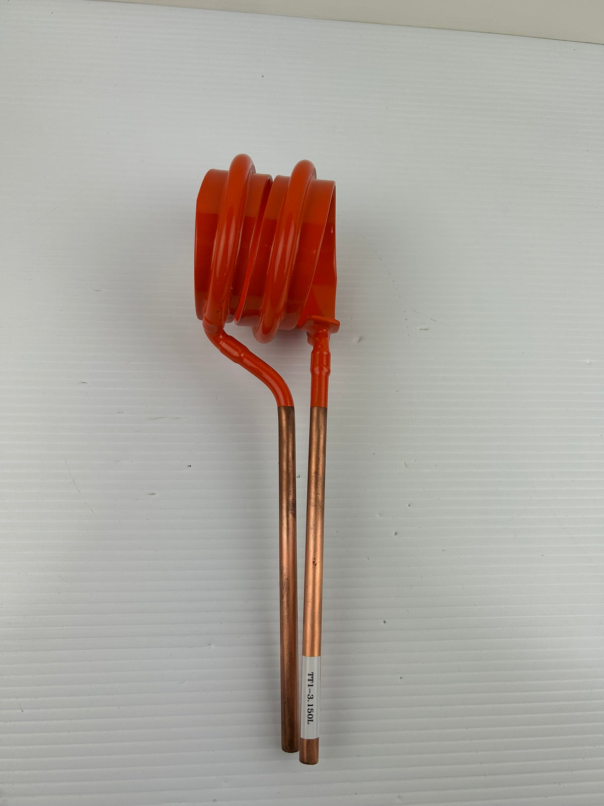 High Frequency Copper Tube Induction Heating Coil for Welding TT1-3.150L Orange