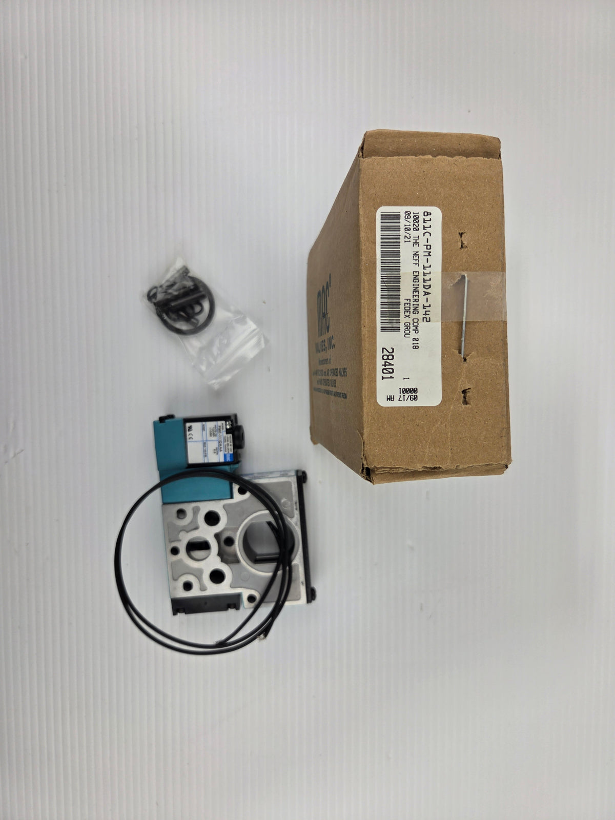 MAC Valves 811C-PM-111DA-142 Solenoid Valve 20-150 PSI 6.8W PME-111DAAA